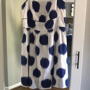 Kate Spade Blue and White Dress